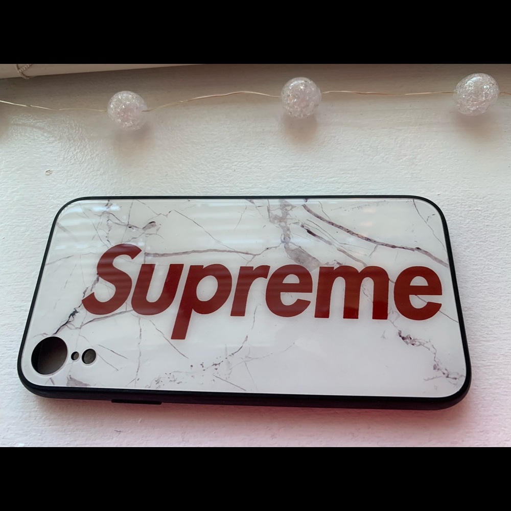 Brand new supreme iPhone case xr or x